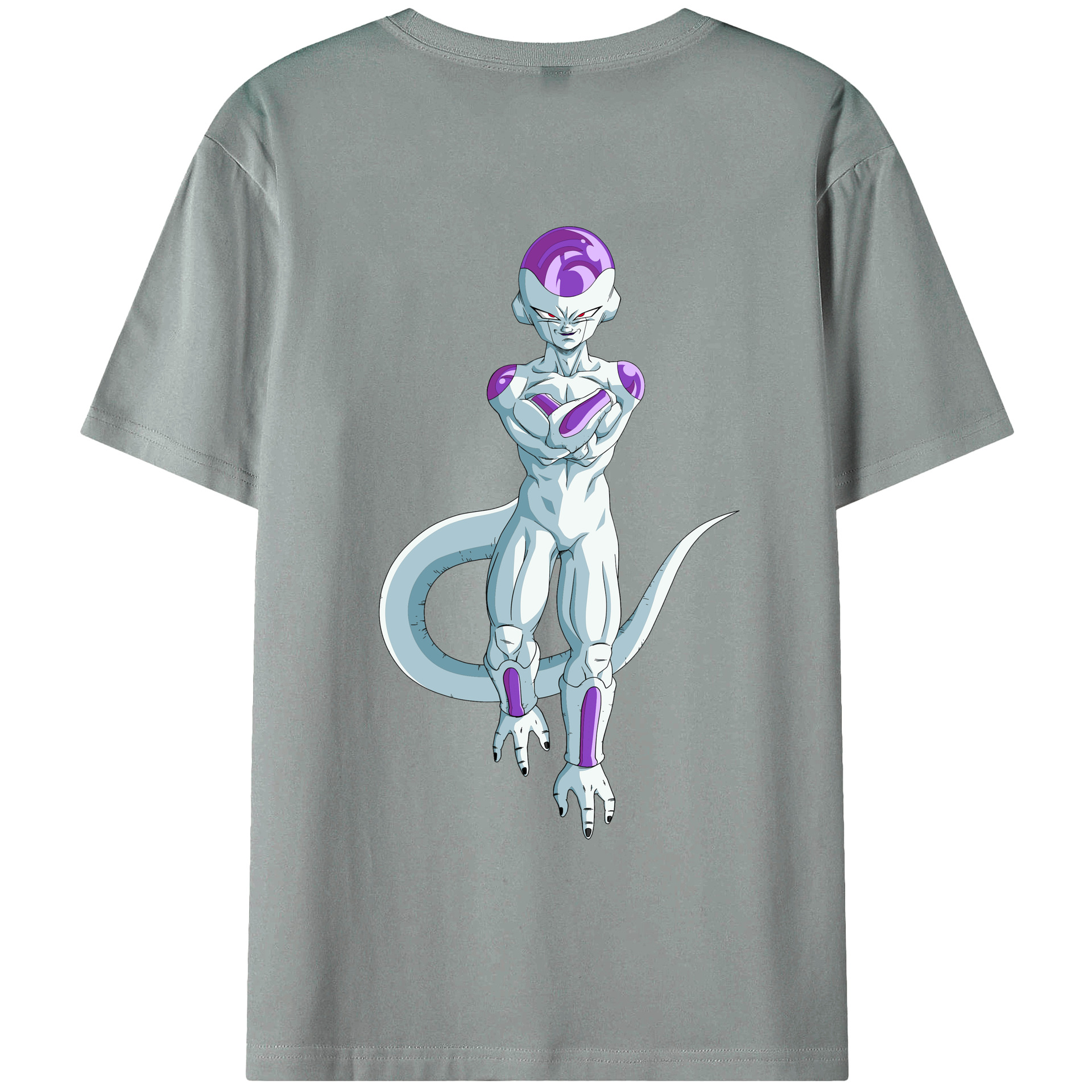 （画像用） ドラゴンボール フリーザ DRAGON BALL Frieza 綿100％ メンズ半袖Tシャツ（バックプリント） 通気性